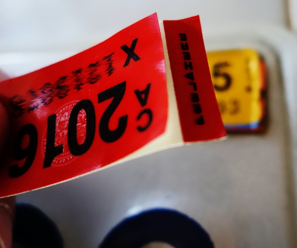 Year Tag, License Plate, DMV, Registration