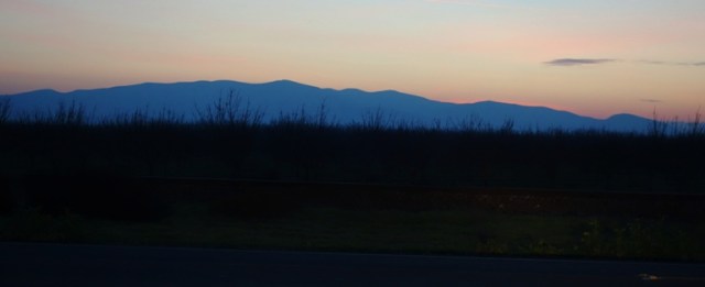 Sunset, California, Patterson Hills, California sunset