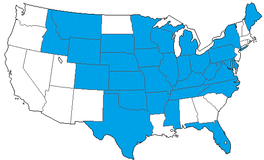 Amish Settlements 2013, Amish States, Where Amish Live