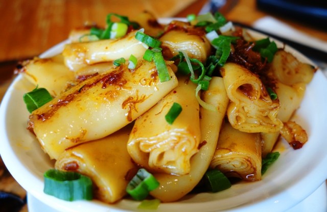 Stir Fried Rice Rolls, Koi Palace Express, Ulferts Center, Chinese New Year