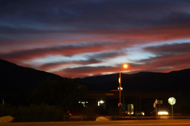 California Sunset, Red Sky, Winter Sunset, Patterson Hills Sunset