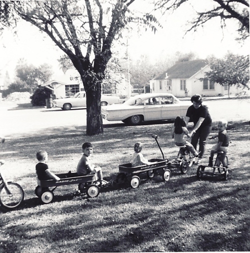 Trikes and Wagons, Red Wagons, Sutter, California, Sutter Post Office