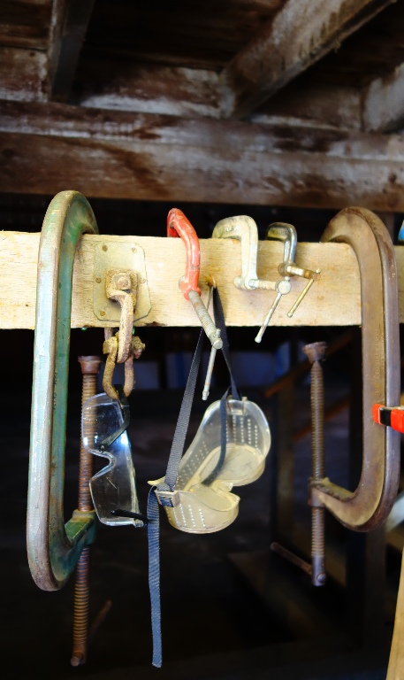 Clamps, Old Barn, Workshop, Tools