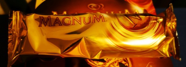 Magnum Bar, Gold Wrapper, Magnum Ice Cream Bar