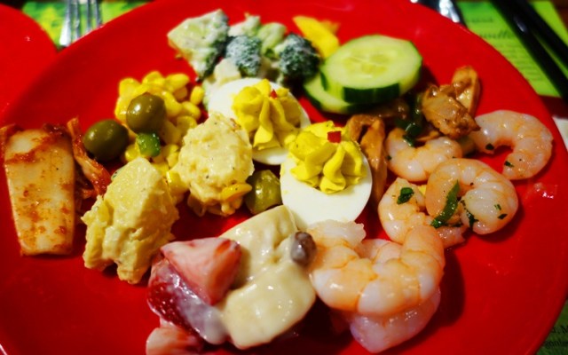 Salad Course, Asian Buffet, Dragon Pearl, Toronto