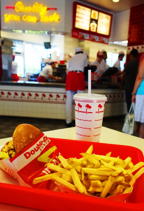 Double Double, Burger, Fries, Drink, In-N-Out