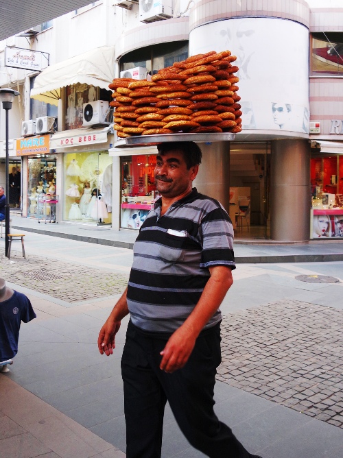 Pretzel Guy, Pretzels on Head, Turkey