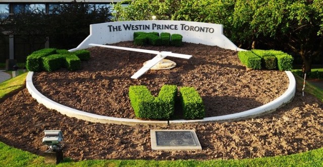 Flower Clock, Westin Prince Hotel, Toronto, Canada, Flowers