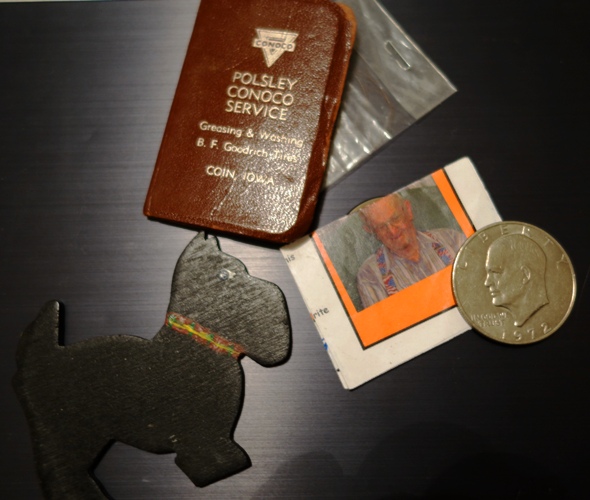 Travel Tokens, Grandparents, Dog that traveled