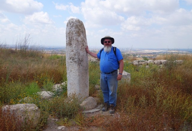 Geezer at Gezer, Standing Stone, Cultic Center