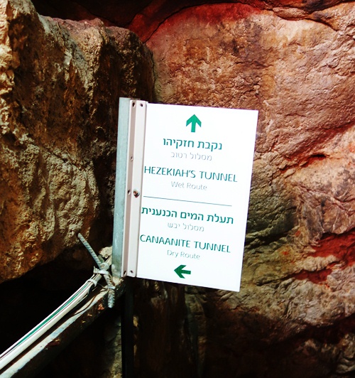 Hezekiah's Tunnel, Water Tunnel, Jerusalem, City of David, Canaanite Tunnel
