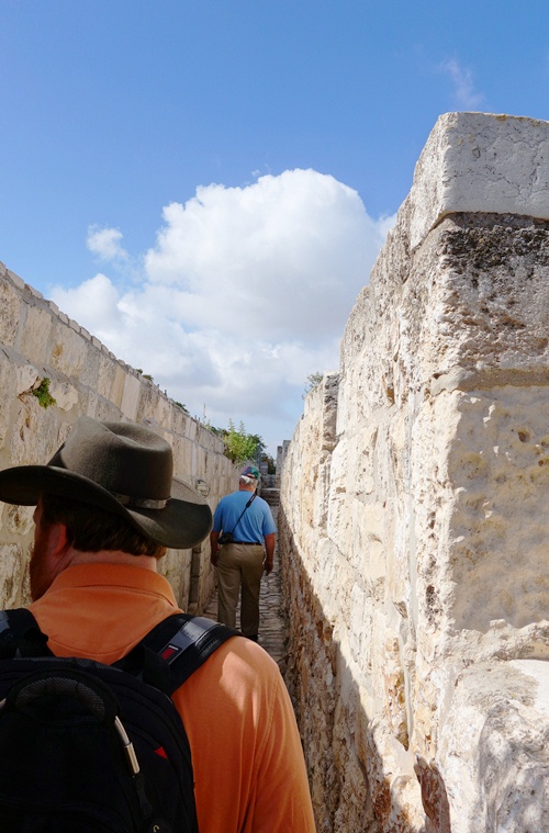 Jerusalem Ramparts, Walls of Old City Jerusalem, Ramparts Walk