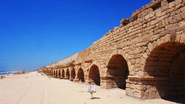 Aqueduct, Roman Aqueduct, Caesarea Maritima