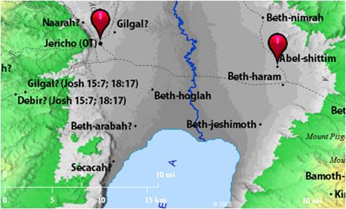 Jordan Valley, Jericho, Shittim, Jordan Valley, Biblos.com