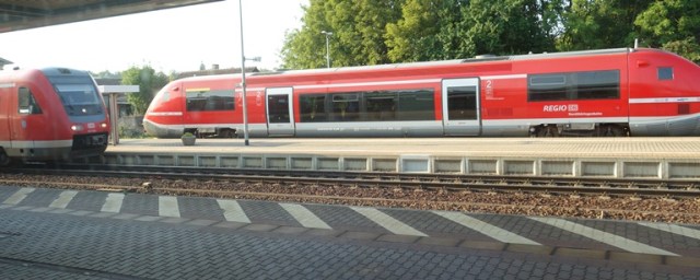 Germany, Regional Train, Weimar, Jena, Travel