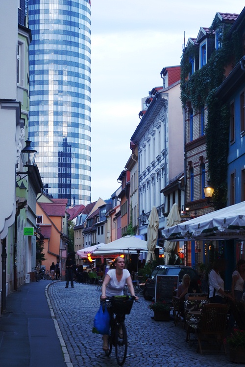 Wagnergasse, Jena, Food, Outdoor Dining, sunset