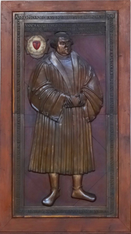 Martin Luther Gravestone, Jena, Germany, Original Gravestone, St. Michael's church