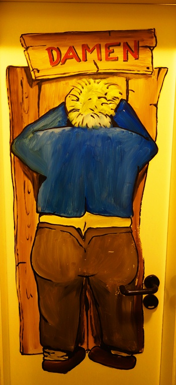 Womens Bathroom, Damen, Bathroom Door, WC