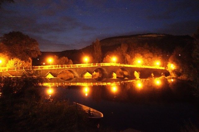 Night Bridge Pictures, Burgauer Bridge, Jena, Germany