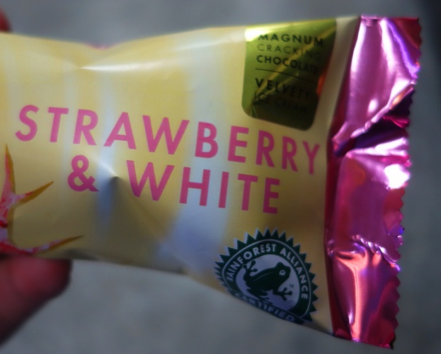 Magnum Bars, Strawberry, White Chocolate, Frozen Treats