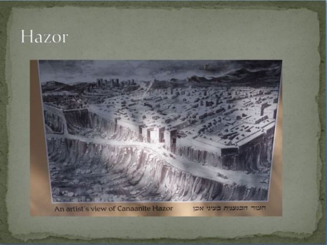 Hazor, Northern Canaan, Joshua, Upper and Lower City