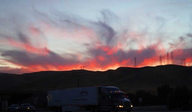 Westley Exit, California, Patterson Hills, Central Valley, Sunset