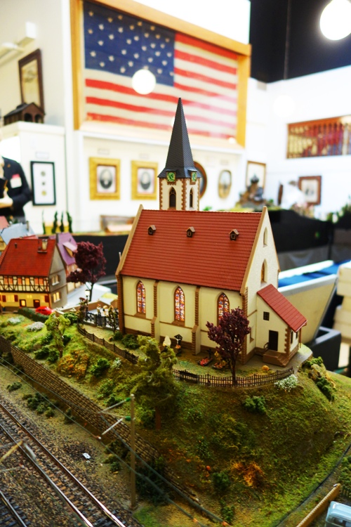 Model Railroad, Model Buildings, HO Railroad, Tracy, California, Museum