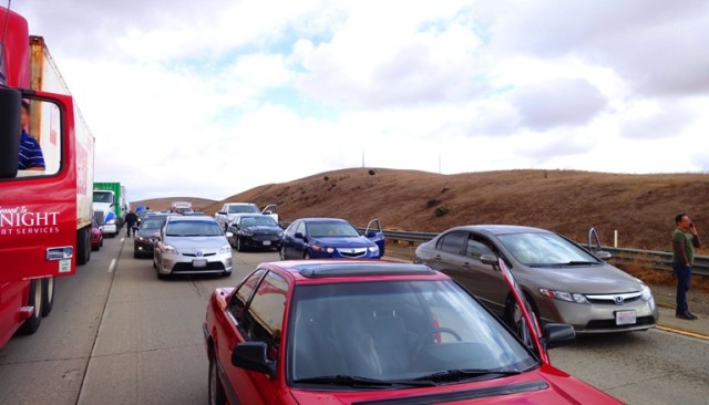 Horrid Commute, 580, Altamont, Big Rig Accident, Long Commute