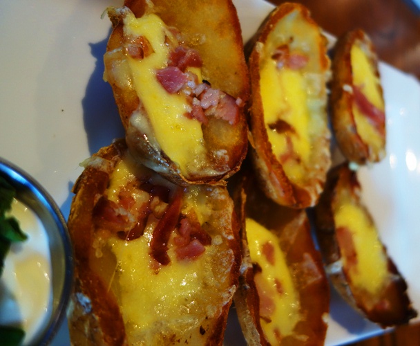 Potato Skins, TGI Fridays, Loaded Skins, Potatoes, Bacon, Cheese