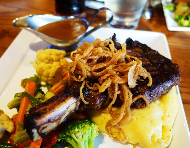Rib Eye Steak, TGI Fridays, Dinner, Course Dinner