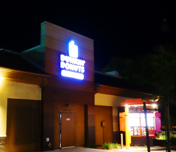 Dunkin' Donuts, Drive Through, Donuts, Coffee