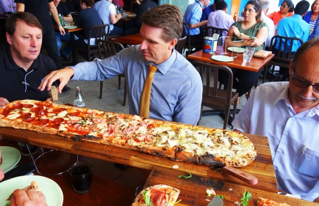 Verace Pizzeria, Metre of Pizza, Pizza, Italian Food