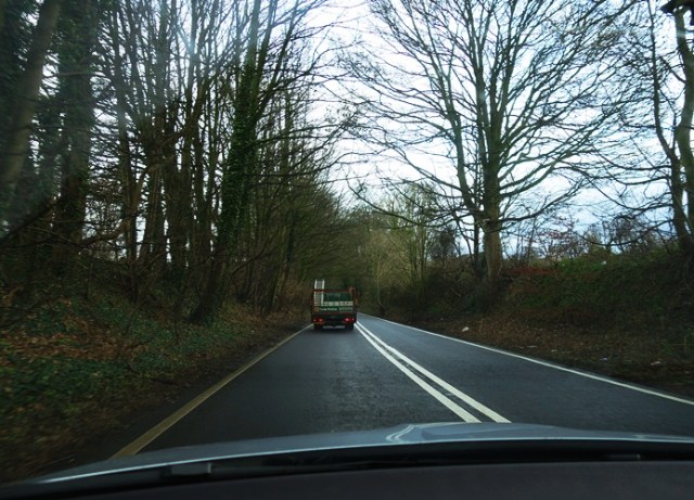 English Midlands, Country Road, England, Rainy day
