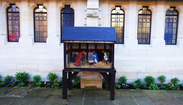Nativity Scene, Stony Stratford, England, Holiday Decorations, Christmas