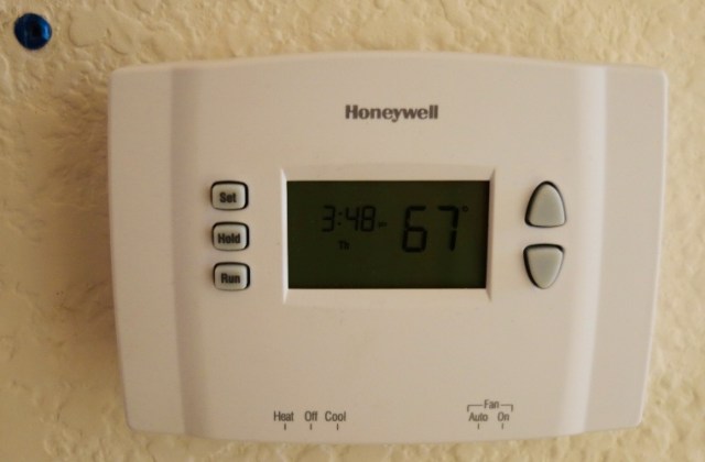 New Thermostat, Home Repair, Heating and Cooling, Honeywell