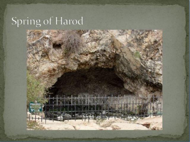Spring of Harod, Jezreel Valley, Gideon, Judges