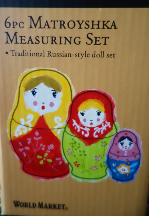 Nested Dolls, Matroyshka Measuring Set, World Market