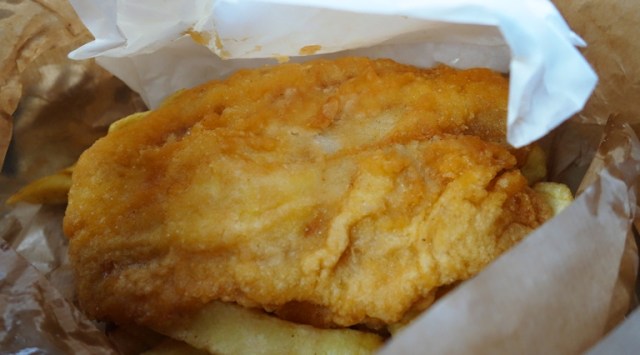 Fish and Chips, Philadelphia Fish and Chicken Bar, Glasgow, Scotland