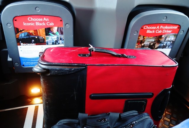 Taxi from airport, Suitcase, Black Cab