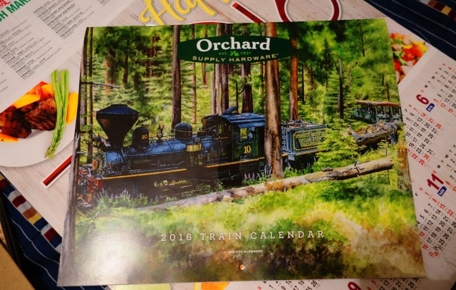 Orchard Hardware, OSH, Calendar, 2016