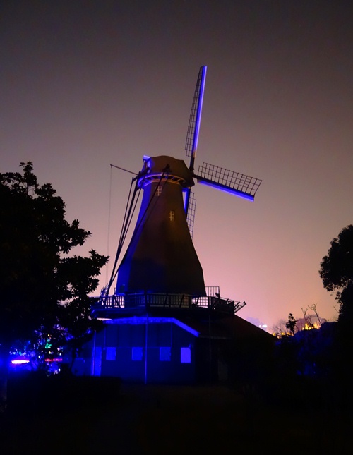 Holland Town, Shanghai, Pudong, Gaoqiao, Windmill, China