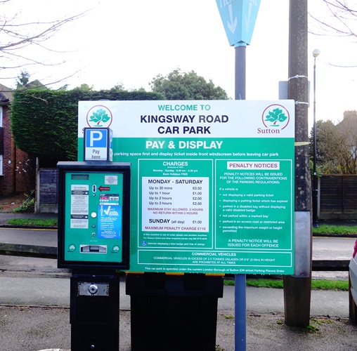 Pay and Display, Parking Lots, Ticket Machine