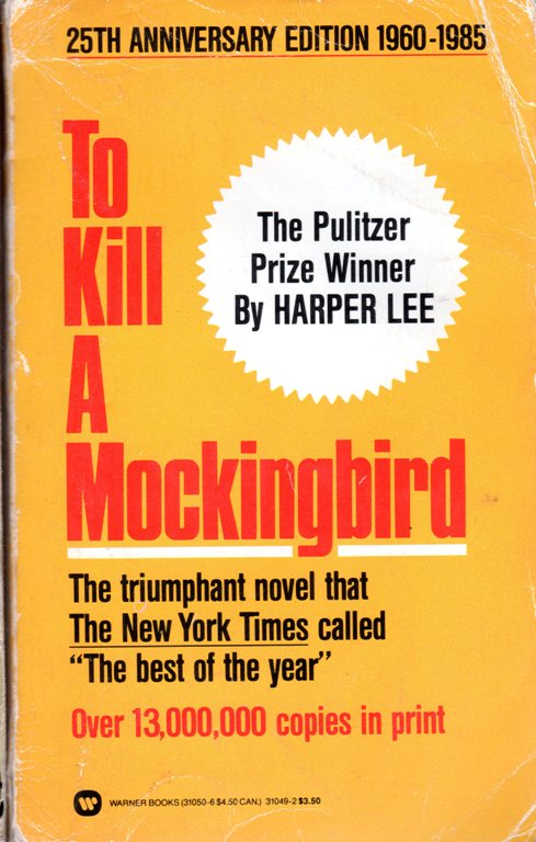 Harper Lee, To Kill a Mockingbird, Pulitzer Winner