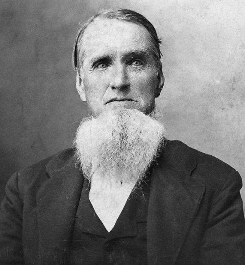 Isaac Grenawalt, 3rd great uncle, Kentucky, Iowa, beard