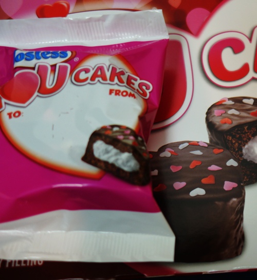 I Love You cakes, Hostess, sprinkles, Valentine, To and From