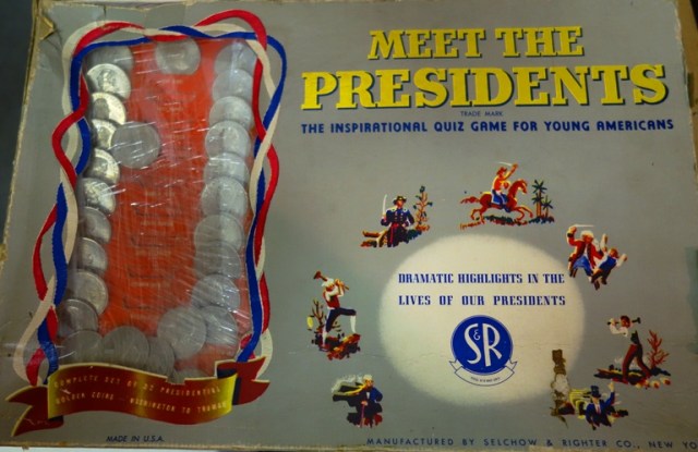 Meet the Presidents, Game, Board Game, Selchow and Richter
