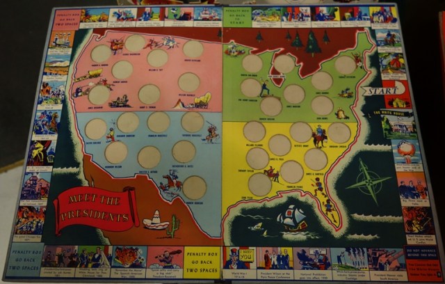 Meet the Presidents, Board Game, Selchow and Righter, Game Board