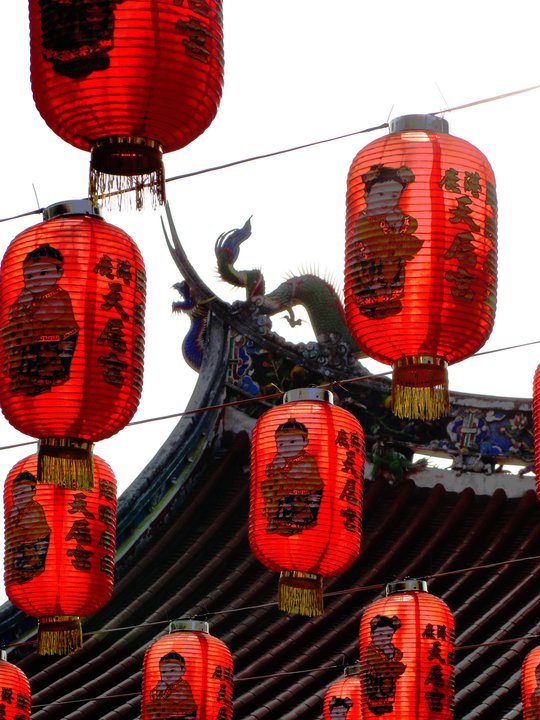 Lanterns, Lukang Mazu, Taiwan, Taipei, Temple