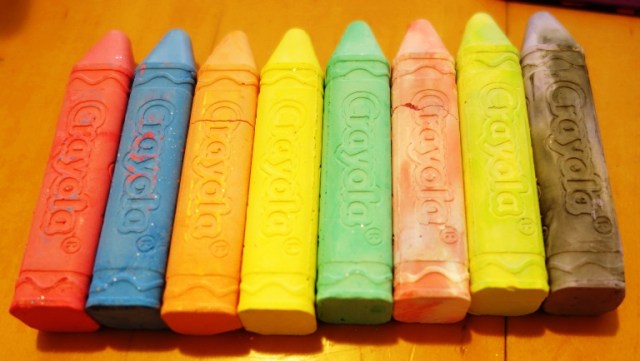 Sidewalk Chalk, crayola, colorful chalk