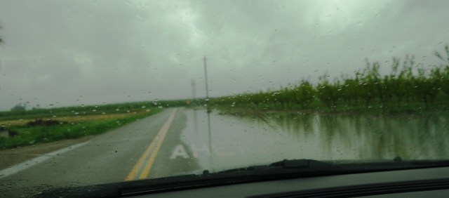 Flood, Rain, Rainy Day, Flooded Road, Water over Road
